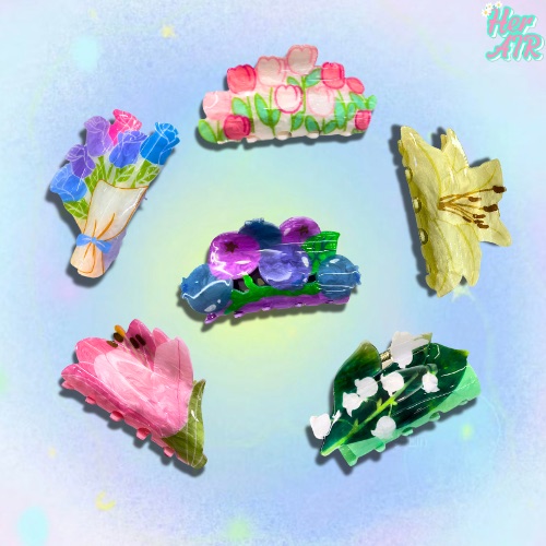Her Air Club 大花主题发夹合集